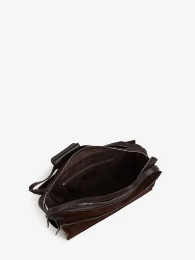 Staud Harold Slouchy Suede Top-handle Bag In Black