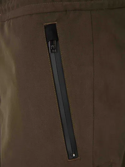 Pt Torino Technical Cargo Pants In Brown