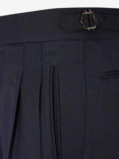 Scabal® Scabal Straight Suit Wool In Blue