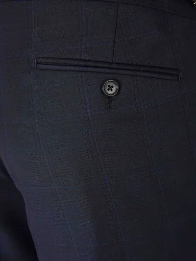 Scabal® Scabal Straight Suit Wool In Blue