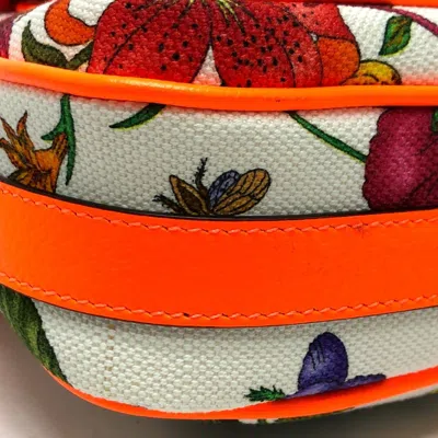 Pre-owned Gucci Multi-color Canvas Leather Shoulder Bag ()