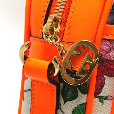 Pre-owned Gucci Multi-color Canvas Leather Shoulder Bag ()