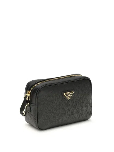 Prada Mini Shoulder Bag In Black
