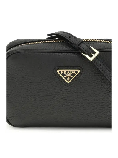 Prada Mini Shoulder Bag In Black