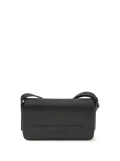 Alexander Wang Women Leather Shoulder Bag In Black