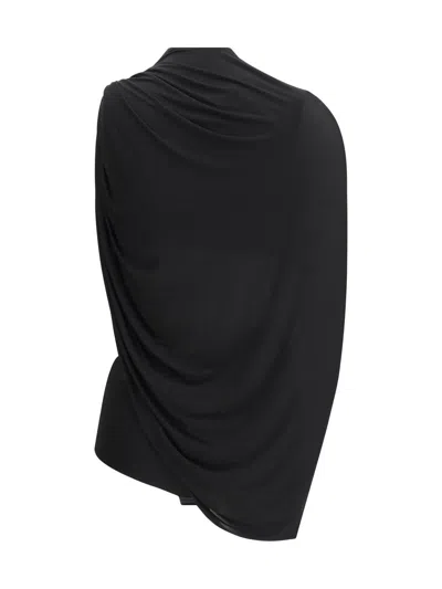 Francesco Murano Batwing-sleeves Bodysuit In Black