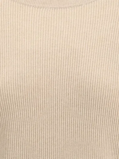 Brunello Cucinelli Women Crew-neck Sweater In Neutral
