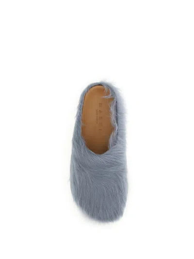 Marni Fussbett Mules In Blue