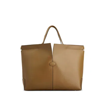 Tod's Tote Bag  Woman Color Beige In Brown