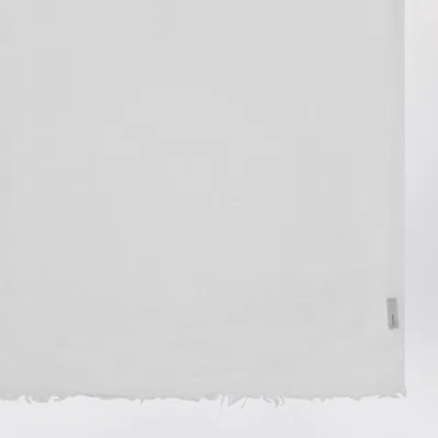 Destin Silk And Cashmere-blend Scarf In White