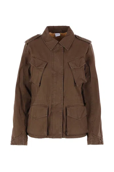 Aspesi Coats In Brown