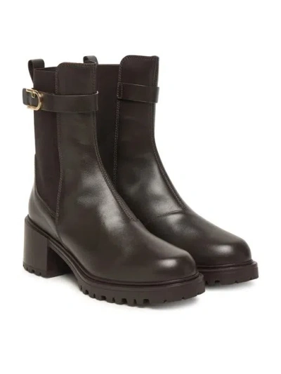 Furla Boots In Brown