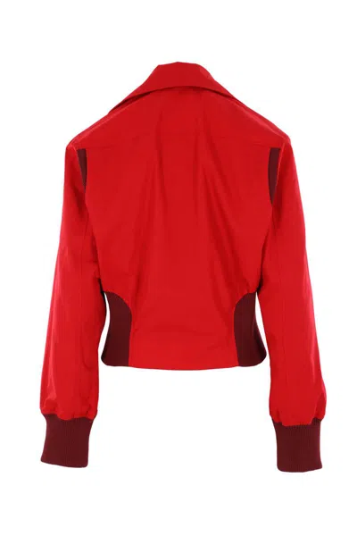 Zomer Harn Zip-fastening Jacket In Red