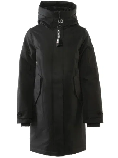 Antartica Hanna Hooded Parka In Black
