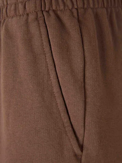 Sporty And Rich Comfortable Trousers Featuring Elastic Waistband In Brown