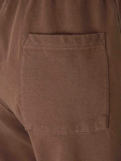 Sporty And Rich Comfortable Trousers Featuring Elastic Waistband In Brown