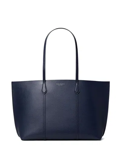 Tory Burch Mini Perry Tote In Blue