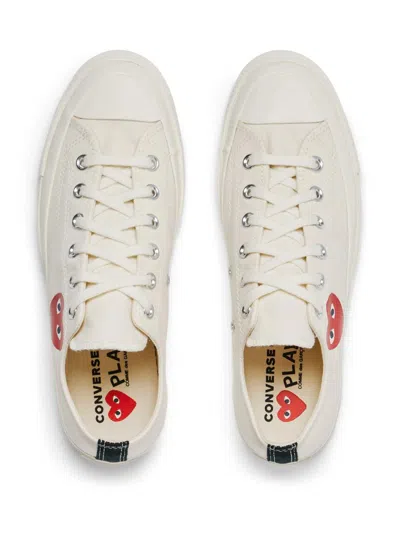 Comme Des Garcons Play Converse Comme Des Garçons Play Converse Ct70 Low Top Small Red Heart Shoes In White