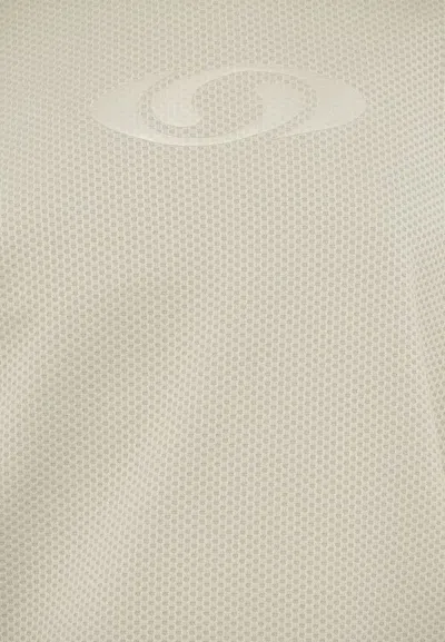 Mm6 Maison Margiela Gray Salomon Edition Jersey Long-sleeved Sweater In Neutral