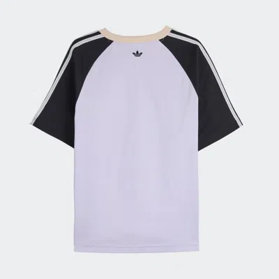 Adidas Originals By Wales Bonner Cali Tee T-shirt In Viola Cotton In White