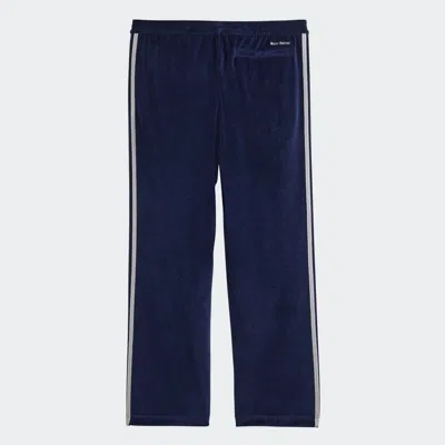 Adidas Originals By Wales Bonner Wb Velour Track Pants Clothing In Blue