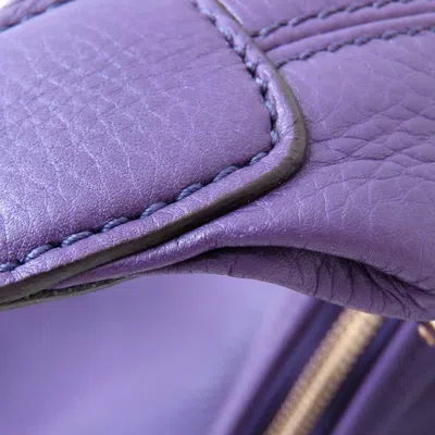 Pre-owned Gucci Purple Leather Shoulder Bag ()