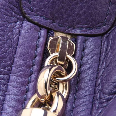 Pre-owned Gucci Purple Leather Shoulder Bag ()