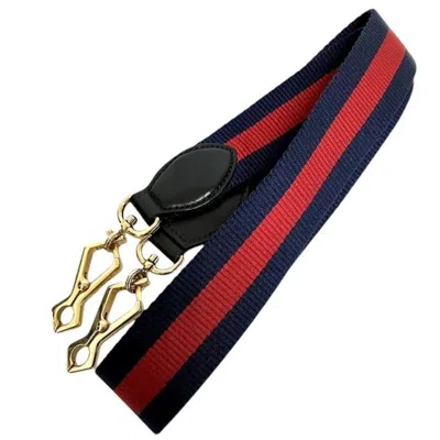 Pre-owned Gucci Sherry Line Black Leather Handbag Shoulder Bag ()