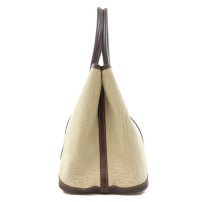 Pre-owned Hermes Beige Toile H Tote Bag () In Sand