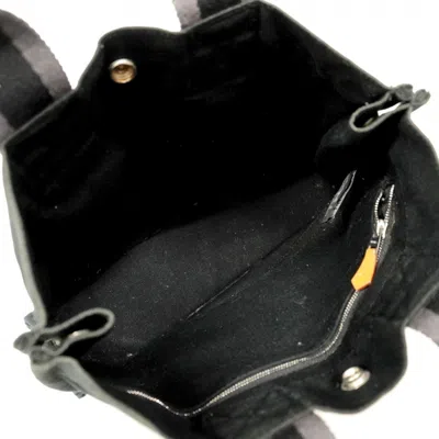 Pre-owned Hermes Black Canvas Tote Bag ()
