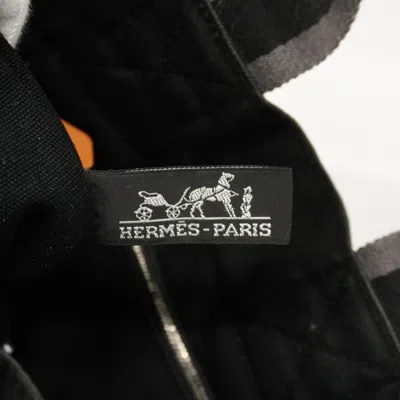 Pre-owned Hermes Black Canvas Tote Bag ()