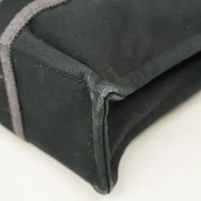 Pre-owned Hermes Black Canvas Tote Bag ()
