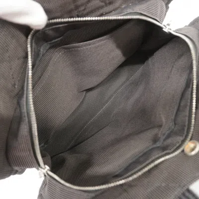Pre-owned Hermes Black Gray Canvas Tote Bag () In Multi