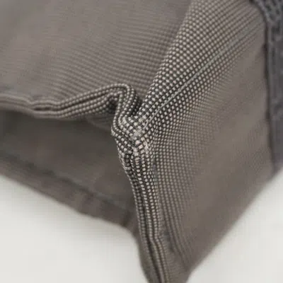 Pre-owned Hermes Black Gray Canvas Tote Bag () In Multi