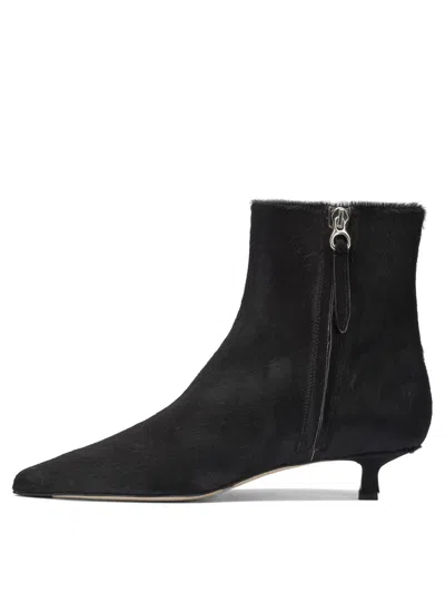 Aeyde Ankle Boots Brown In Black