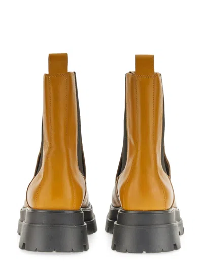 Ash Moncler Black Nylon Fusian Down Jacket In Yellow