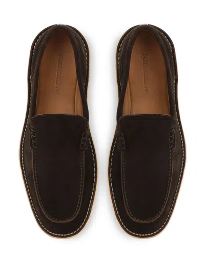 Dolce & Gabbana Alexander Mcqueen Leather Upper And Rubber Sole Sneaker In Black