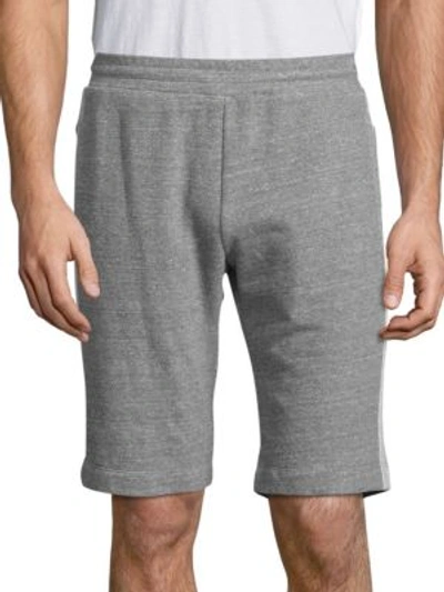 Theory Rumor S Axis Terry Jogger Shorts, Charcoal