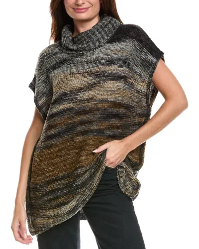 Rain + Rose Turtleneck Pullover In Black