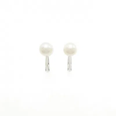 Pre-owned Mikimoto Gold (18k) Clip Earrings () In Multi