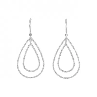 Pre-owned Tiffany & Co Gold (18k) Drop Earrings () In Multi