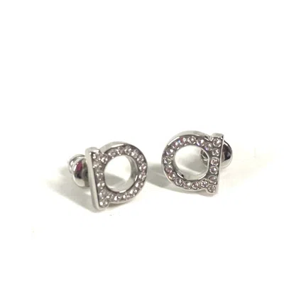 Pre-owned Ferragamo Metal Stud Earrings () In Silver