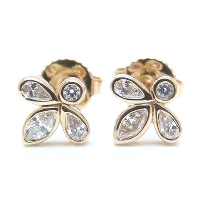 Pre-owned Tiffany & Co Pink (18k) Stud Earrings () In Multi