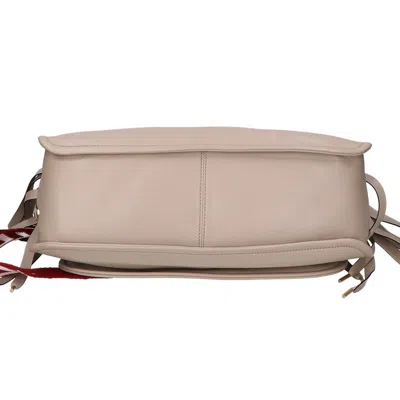 Pre-owned Bally Beige Leather Shoulder Bag () In Sand