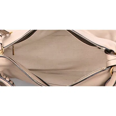 Pre-owned Bally Beige Leather Shoulder Bag () In Sand