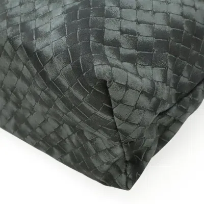 Pre-owned Bottega Veneta Gray Nylon Leather Shoulder Bag Tote Bag ()