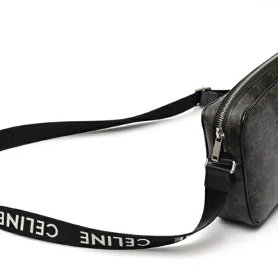 Pre-owned Celine Black Canvas Messenger Bag ()