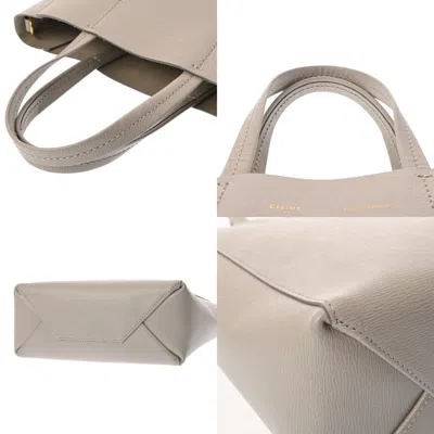Pre-owned Celine Gray Leather Tote Bag ()