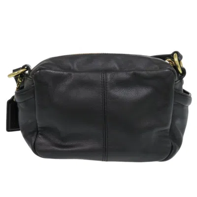 Pre-owned Coach Black Leather Shoulder Bag ()