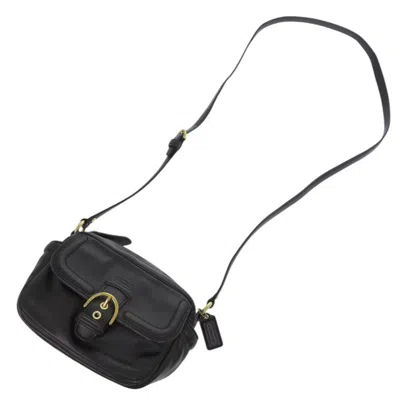 Pre-owned Coach Black Leather Shoulder Bag ()